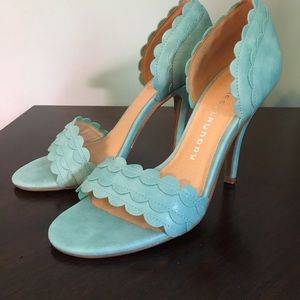 Sky blue heels